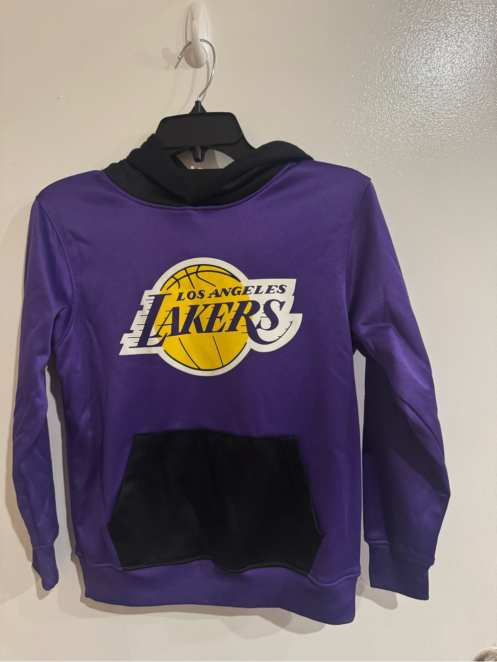 NBA Los Angeles Lakers Purple and Black Kids Pullover Hoodie